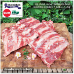 Beef rib BACKRIB back rib 7-8 ribs frozen USDA CHOICE IBP +/- 2 kg/slab (price/kg)
